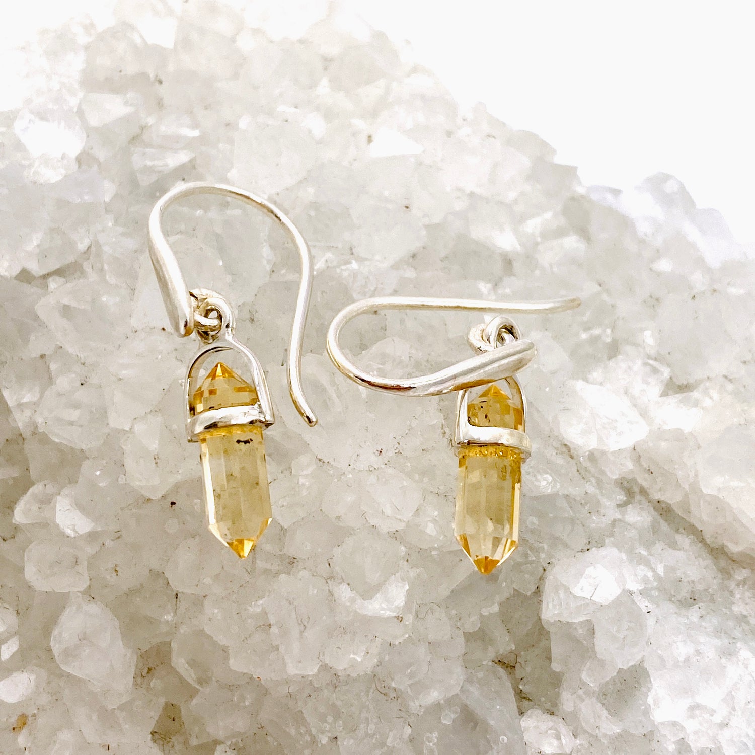 Gemstone Petite Double Point Earrings PEGJ308