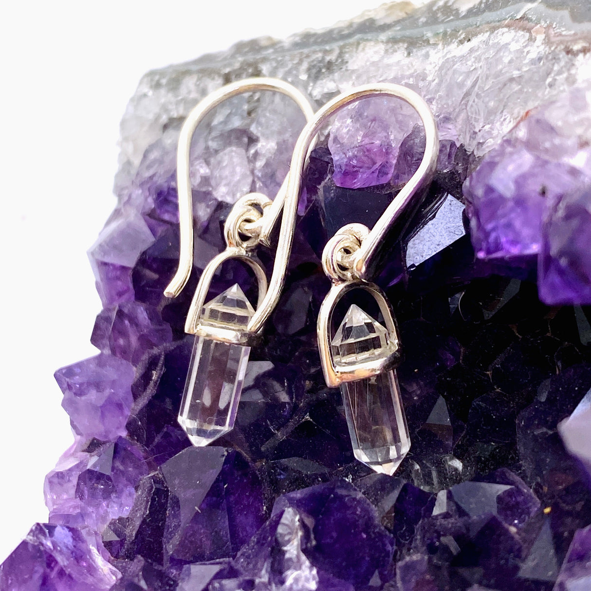 Gemstone Petite Double Point Earrings PEGJ308