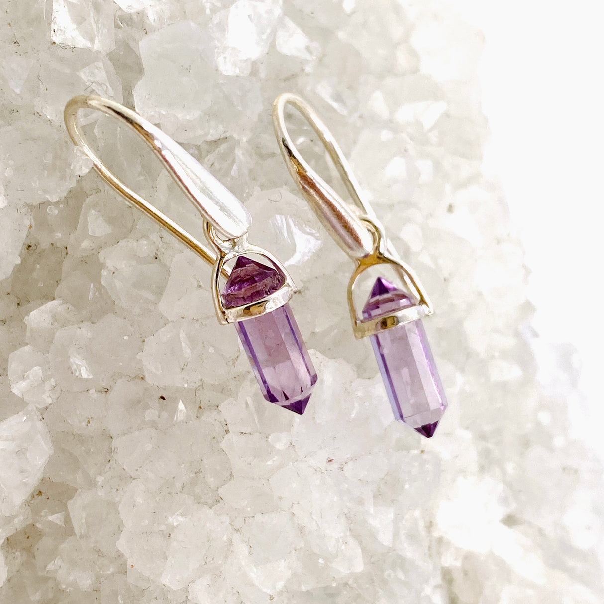 Gemstone Petite Double Point Earrings PEGJ308