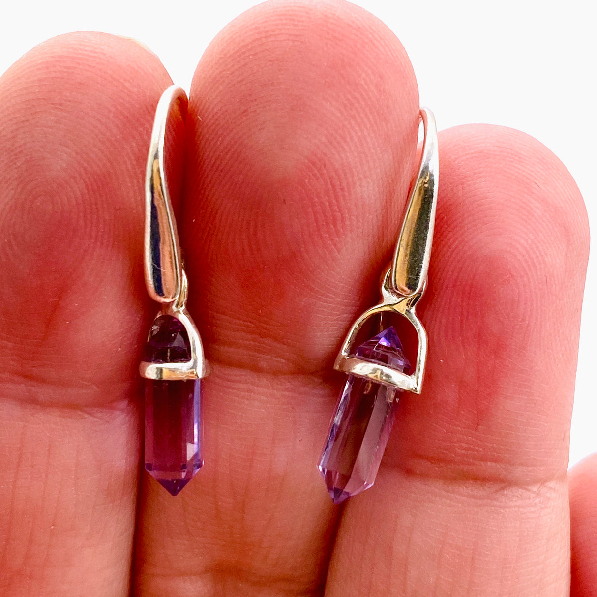 Gemstone Petite Double Point Earrings PEGJ308