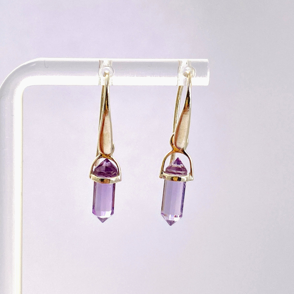 Gemstone Petite Double Point Earrings PEGJ308
