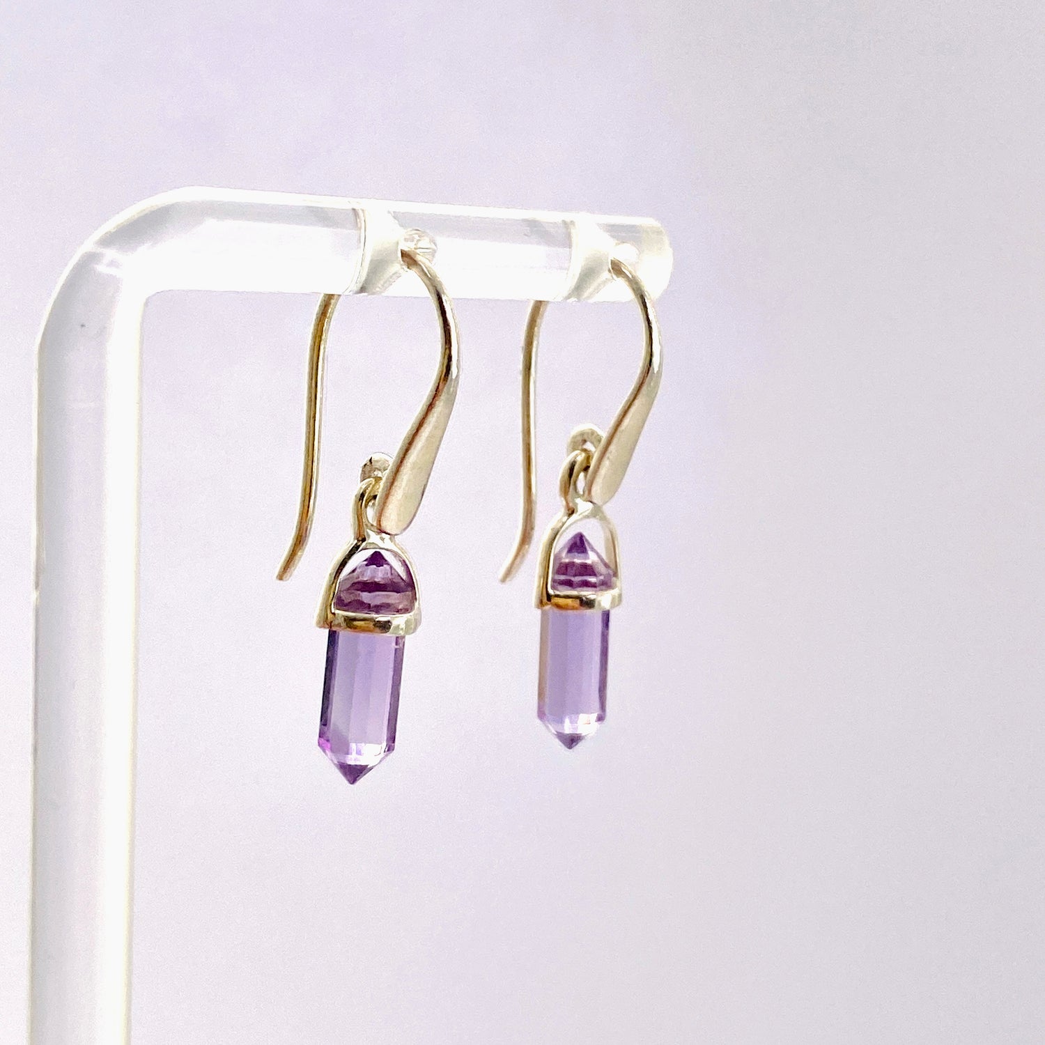 Gemstone Petite Double Point Earrings PEGJ308