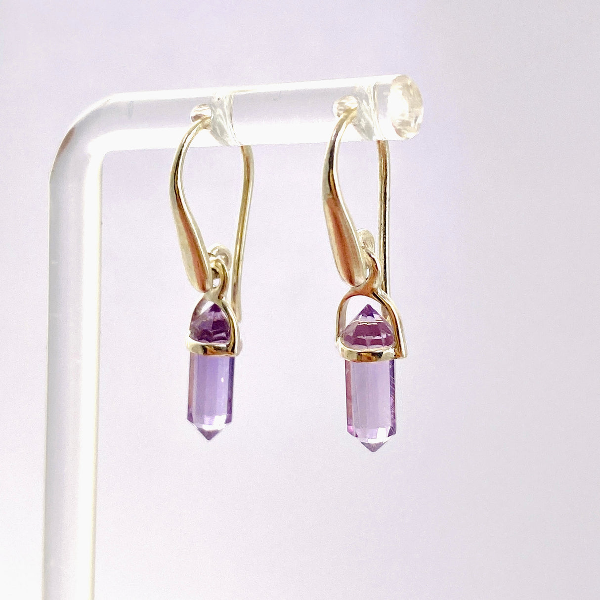 Gemstone Petite Double Point Earrings PEGJ308