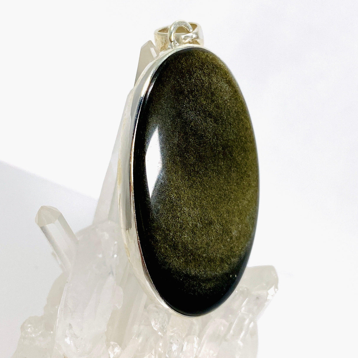 Goldsheen Obsidian oval pendant KPGJ3888 - Nature's Magick