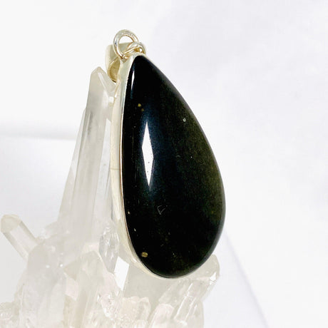Goldsheen Obsidian teardrop pendant KPGJ3884 - Nature's Magick