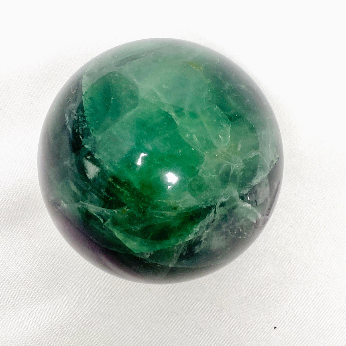 Green and Purple Fluorite Sphere FLS-13 - Nature's Magick