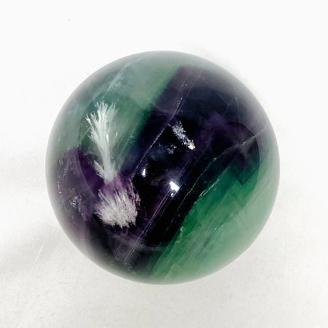 Green and Purple Fluorite Sphere FLS-13 - Nature's Magick