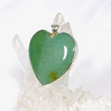 Green Aventurine heart pendant KPGJ3725 - Nature's Magick