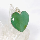 Green Aventurine heart pendant KPGJ3725 - Nature's Magick