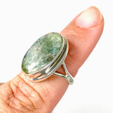 Green Kyanite oval ring s.7 KRGJ2709