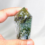 Green Moss Agate Point - Nature's Magick