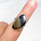 Healer's Gold Freeform Split Band Ring Size 8 KRGJ3204 - Nature's Magick
