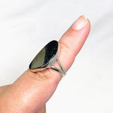Healer's Gold Freeform Split Band Ring Size 8 KRGJ3204 - Nature's Magick