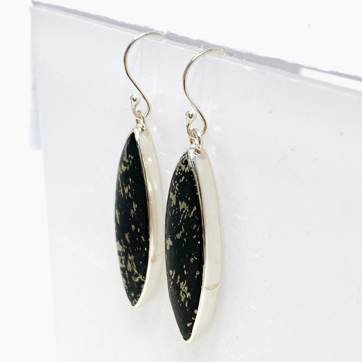 Healer's Gold Marquise Earrings KEGJ1480 - Nature's Magick