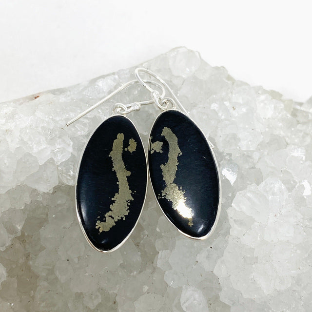 Healer's Gold Oval Earrings KEGJ1478 - Nature's Magick