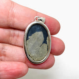 Healer's Gold Oval Pendant in a Hammered Setting KPGJ4373 - Nature's Magick