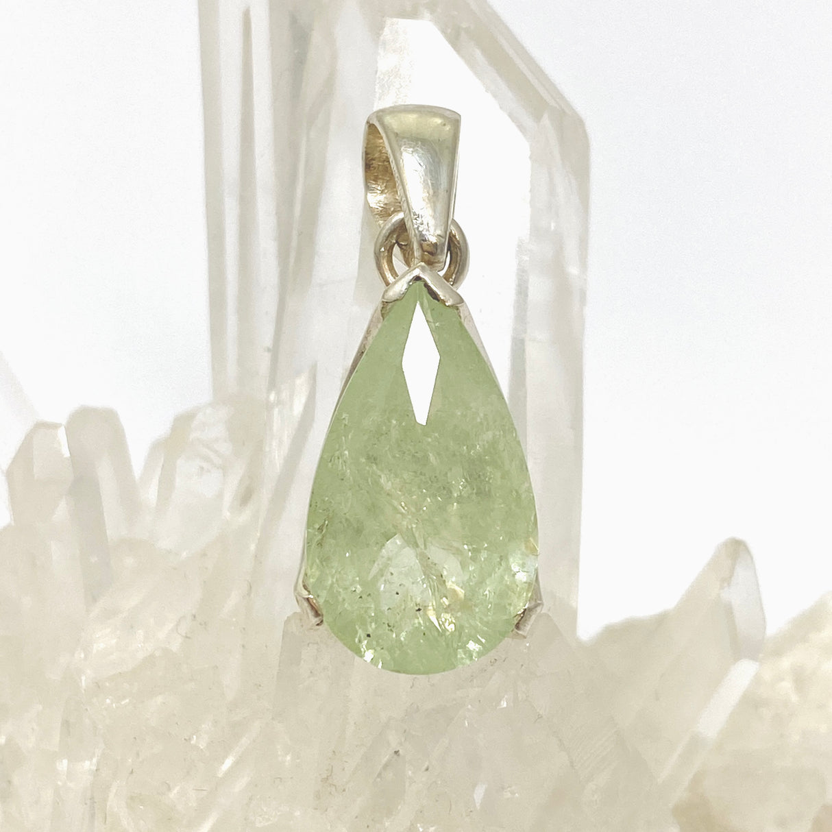 Heliodor Teardrop Faceted Pendant PPGJ986