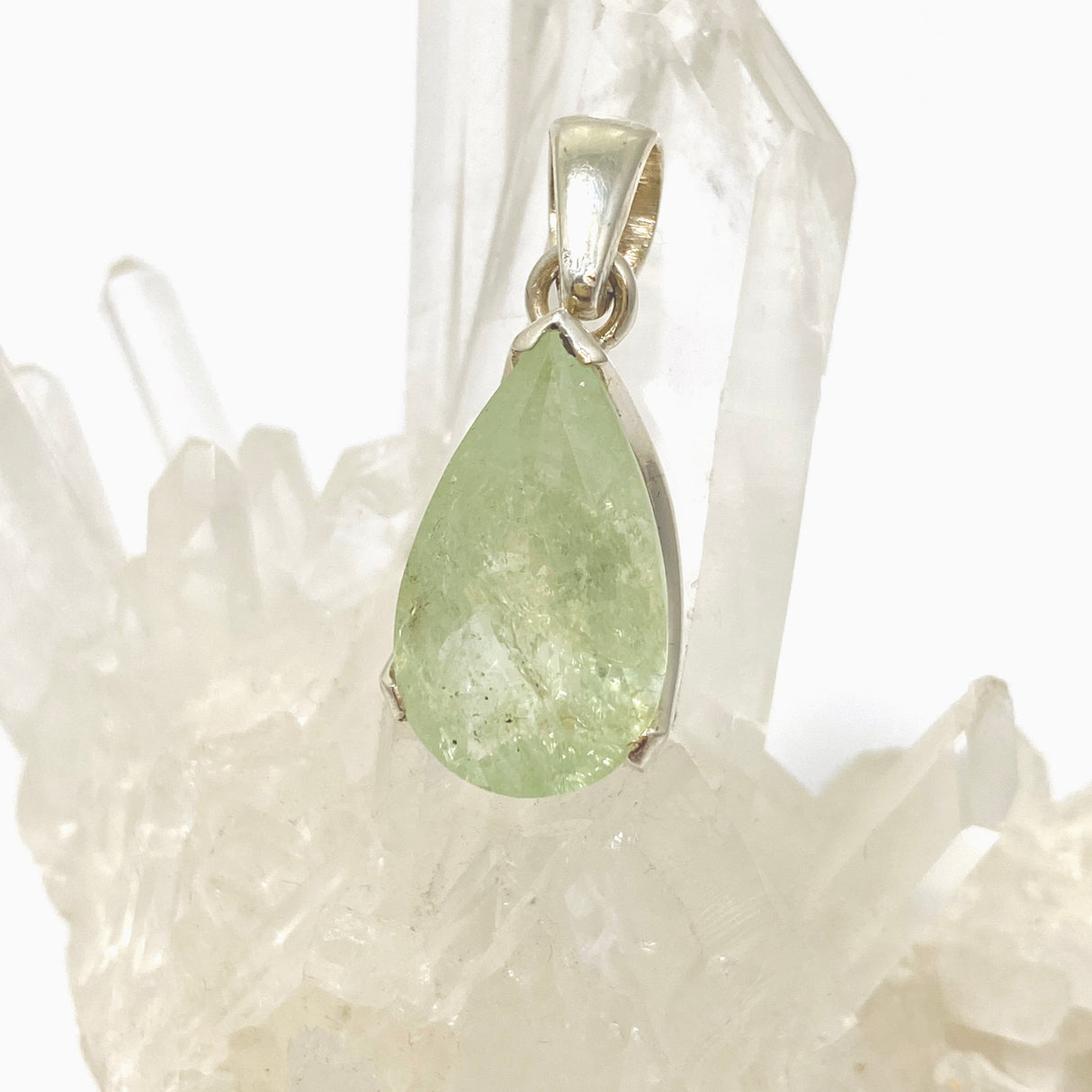 Heliodor Teardrop Faceted Pendant PPGJ986