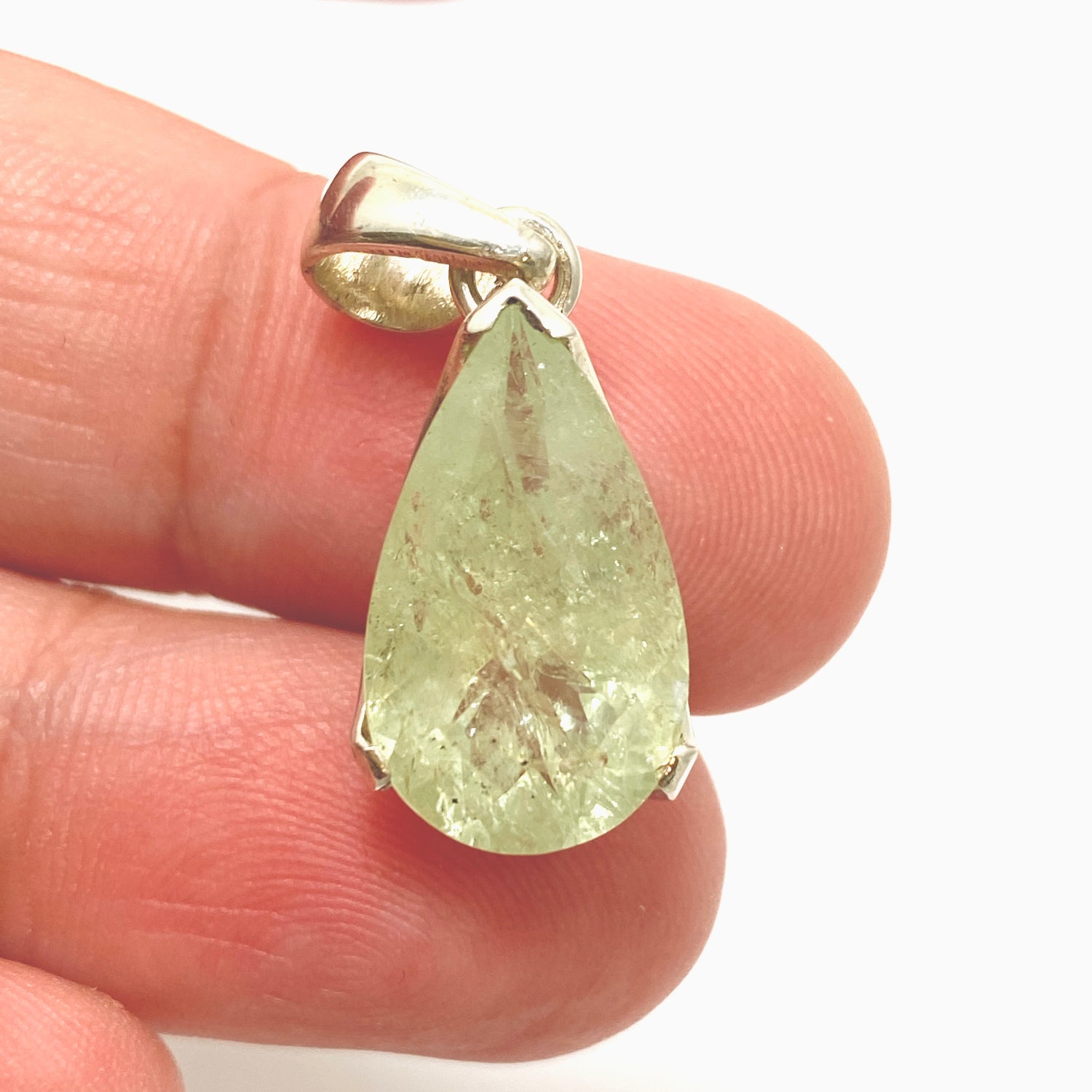 Heliodor Teardrop Faceted Pendant PPGJ986