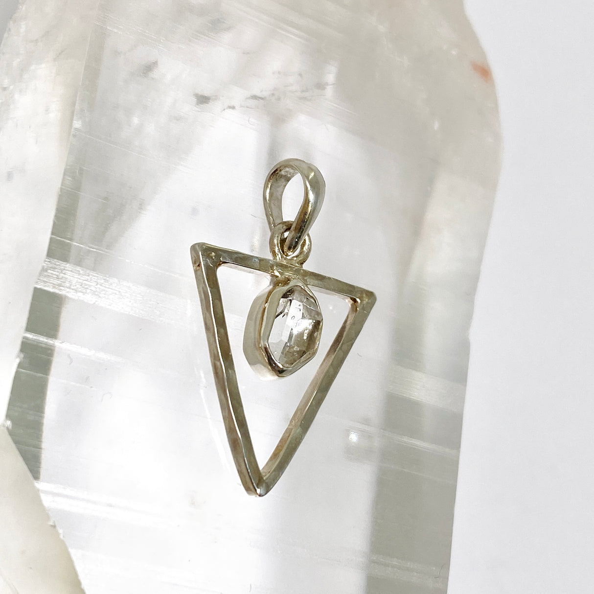 Herkimer Diamond Crystal Pendant BTP-100