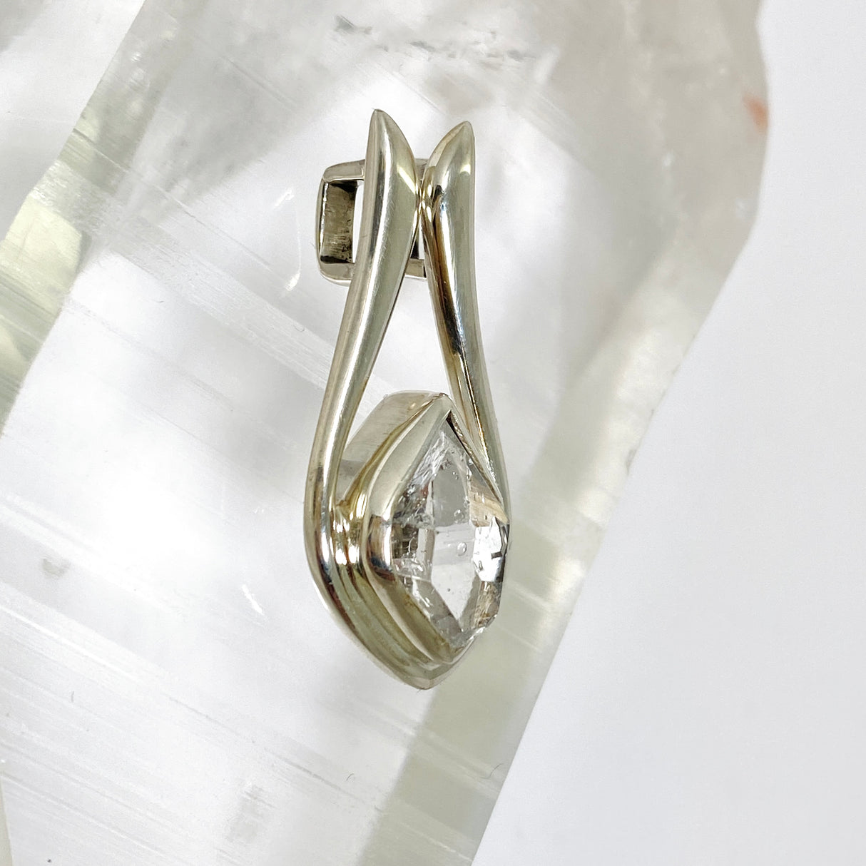 Herkimer Diamond Crystal Pendant BTP-101
