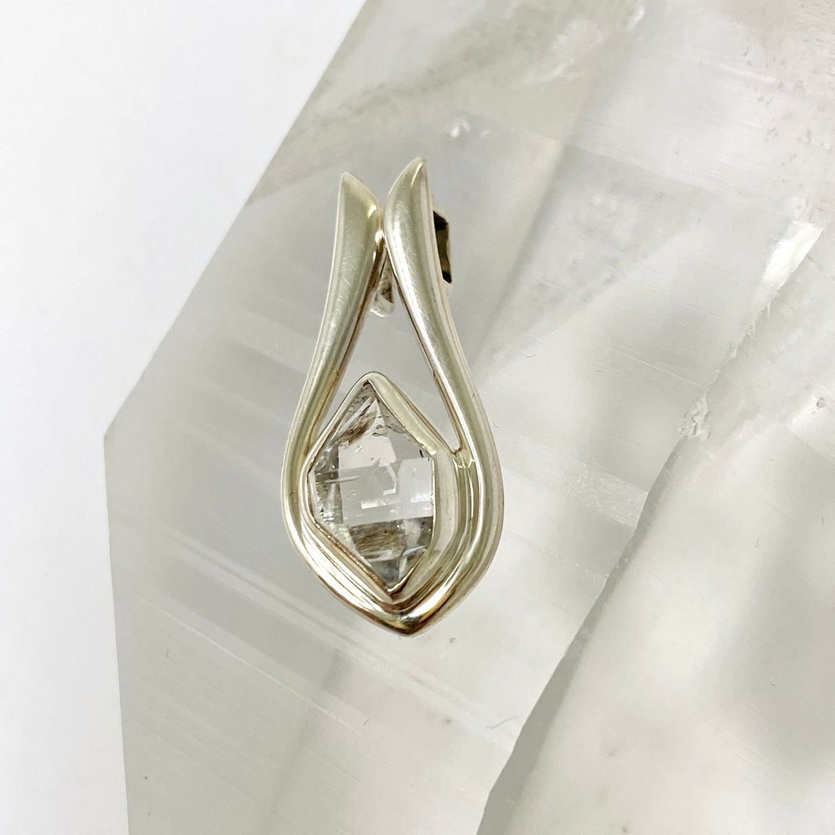Herkimer Diamond Crystal Pendant BTP-101