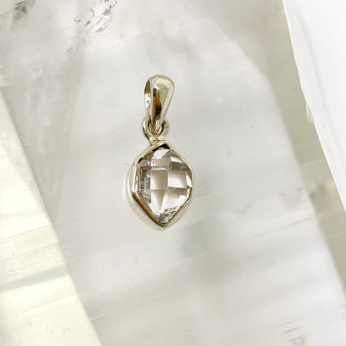 Herkimer Diamond Crystal Pendant BTP-105