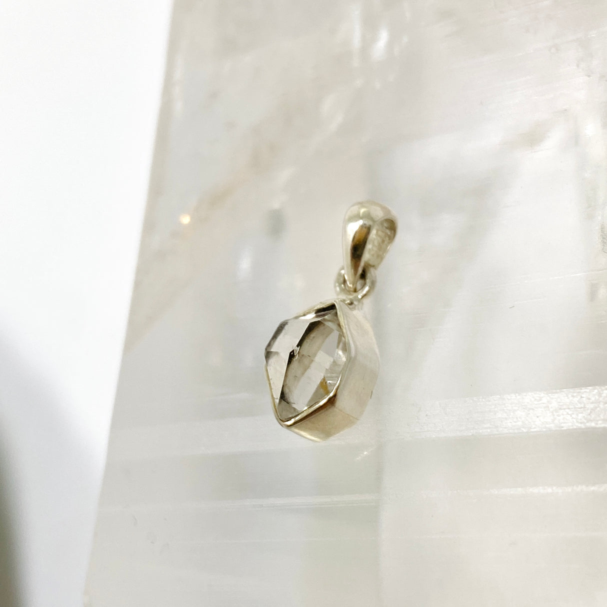 Herkimer Diamond Crystal Pendant BTP-105