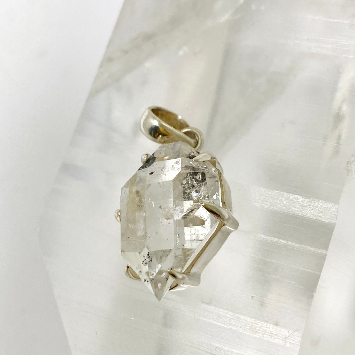 Herkimer Diamond Crystal Pendant BTP-98