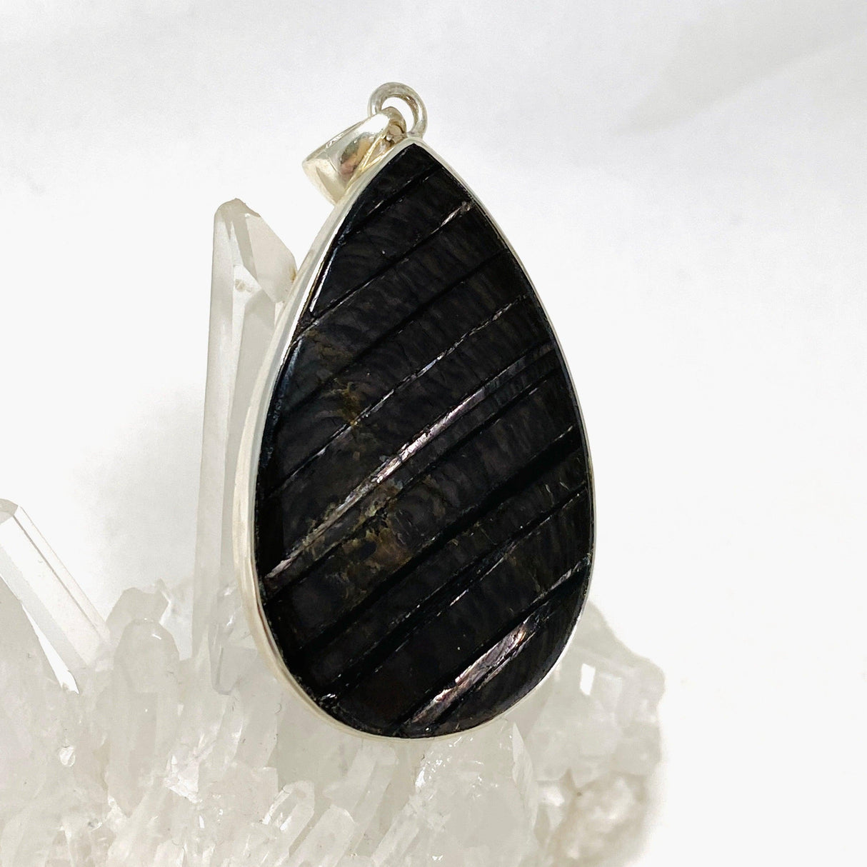 Hypersthene Teardrop Pendant KPGJ4268 - Nature's Magick
