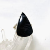 Hypersthene Teardrop Split Band Ring Size 8 KRGJ3150 - Nature's Magick