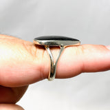 Hypersthene Teardrop Split Band Ring Size 8 KRGJ3150 - Nature's Magick