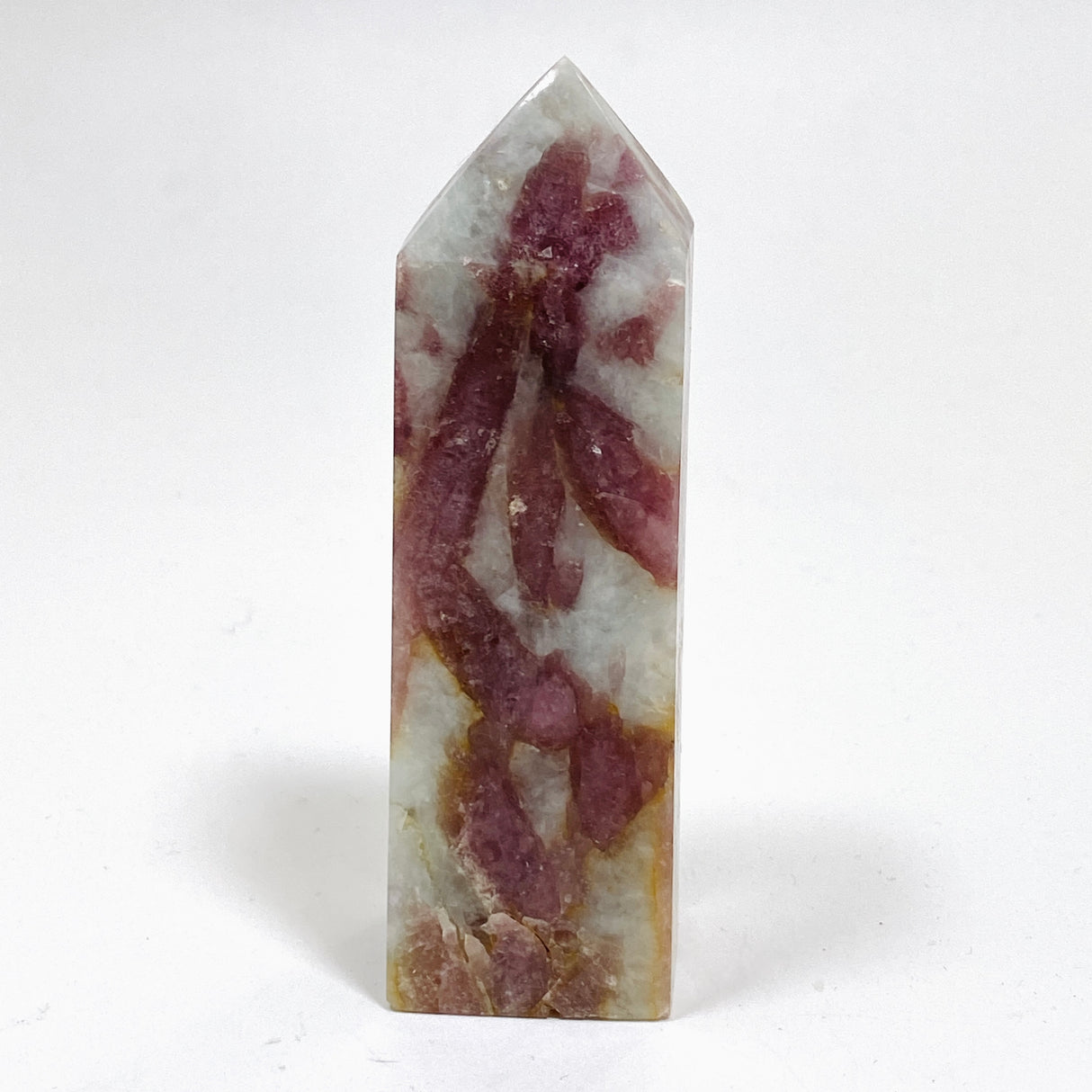 Pink Tourmaline quartz point PTT-02