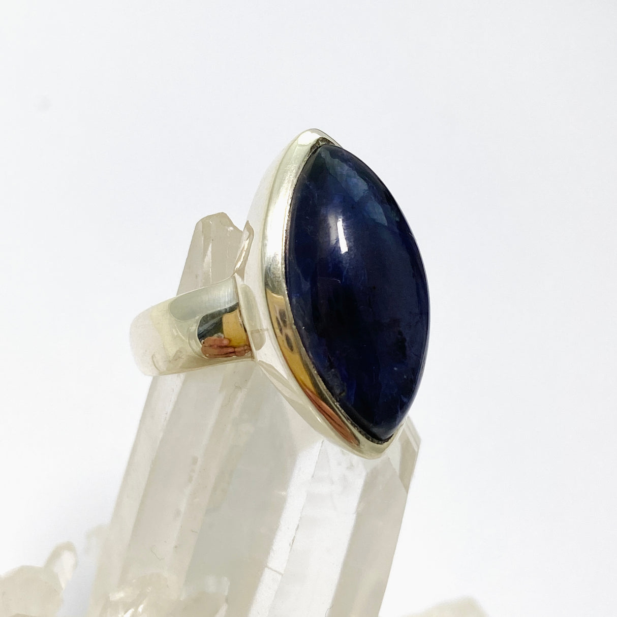 Iolite Marquise Cabochon Ring Size 6.5 PRGJ659