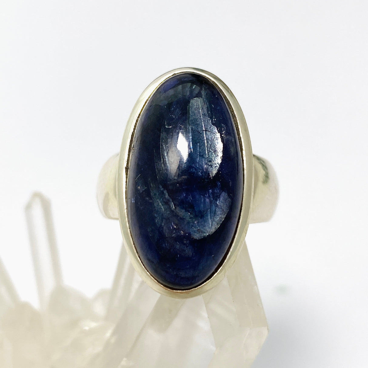 Iolite Oval Cabochon Ring Size 7 PRGJ656