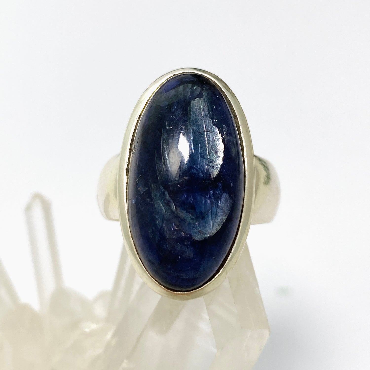 Iolite Oval Cabochon Ring Size 7 PRGJ656
