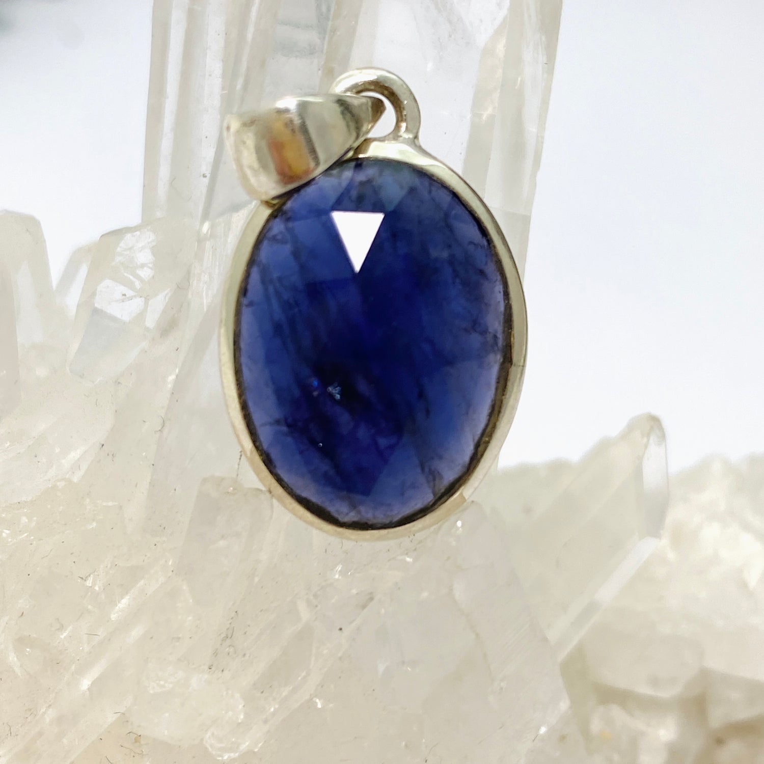 Iolite Oval Faceted Pendant PPGJ855