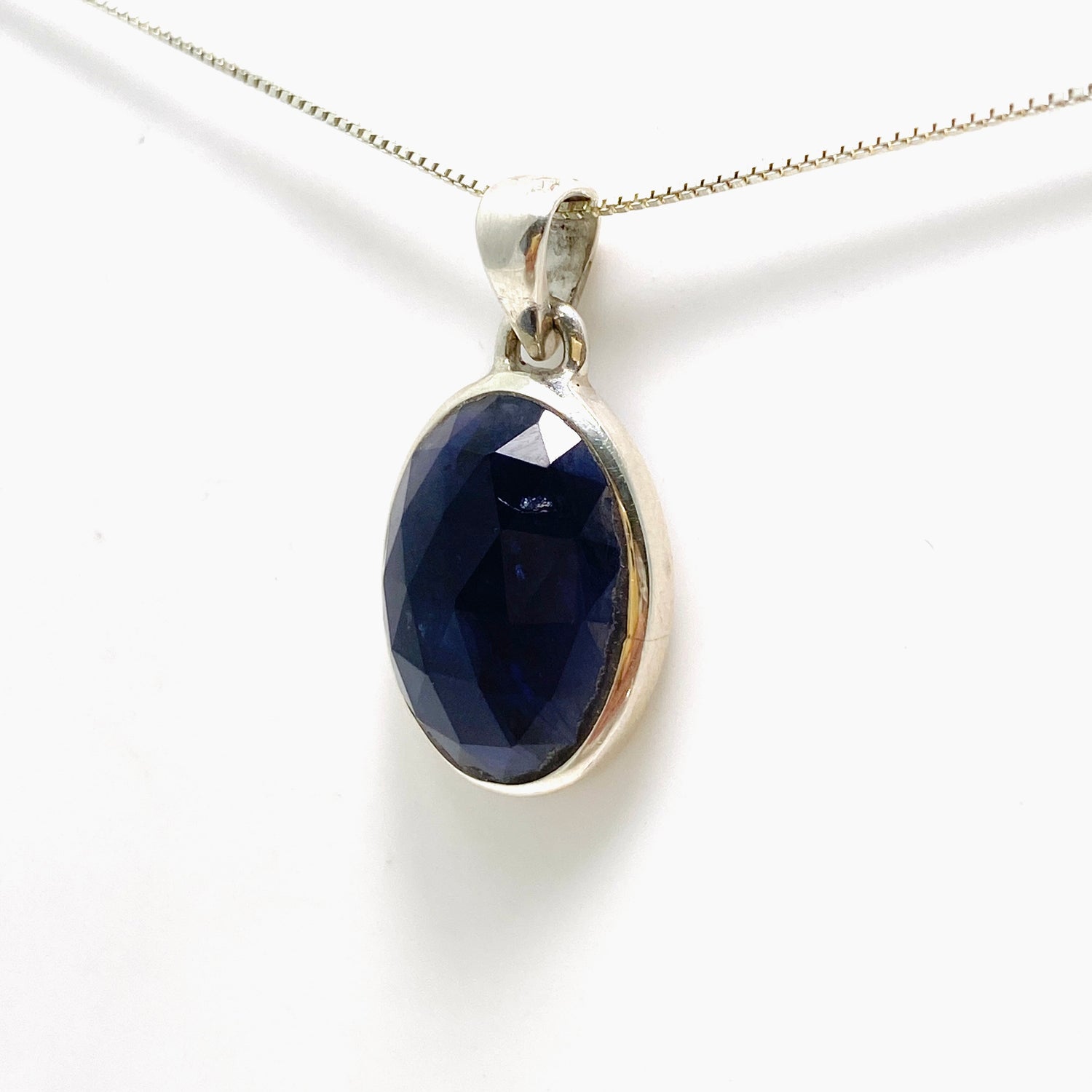 Iolite Oval Faceted Pendant PPGJ855