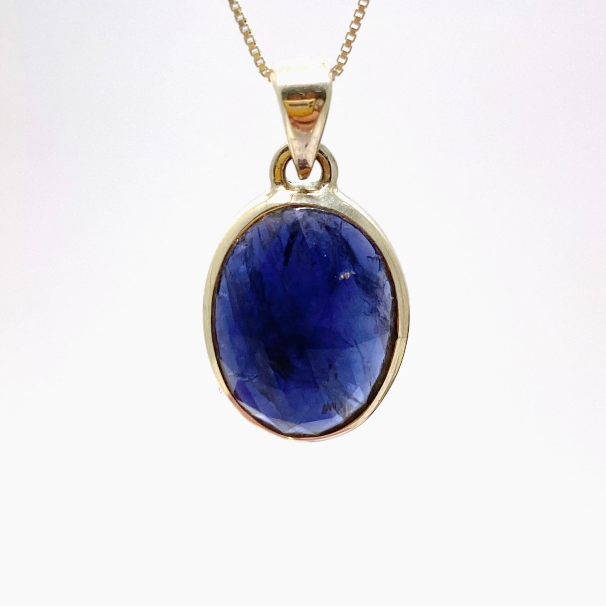 Iolite Oval Faceted Pendant PPGJ855