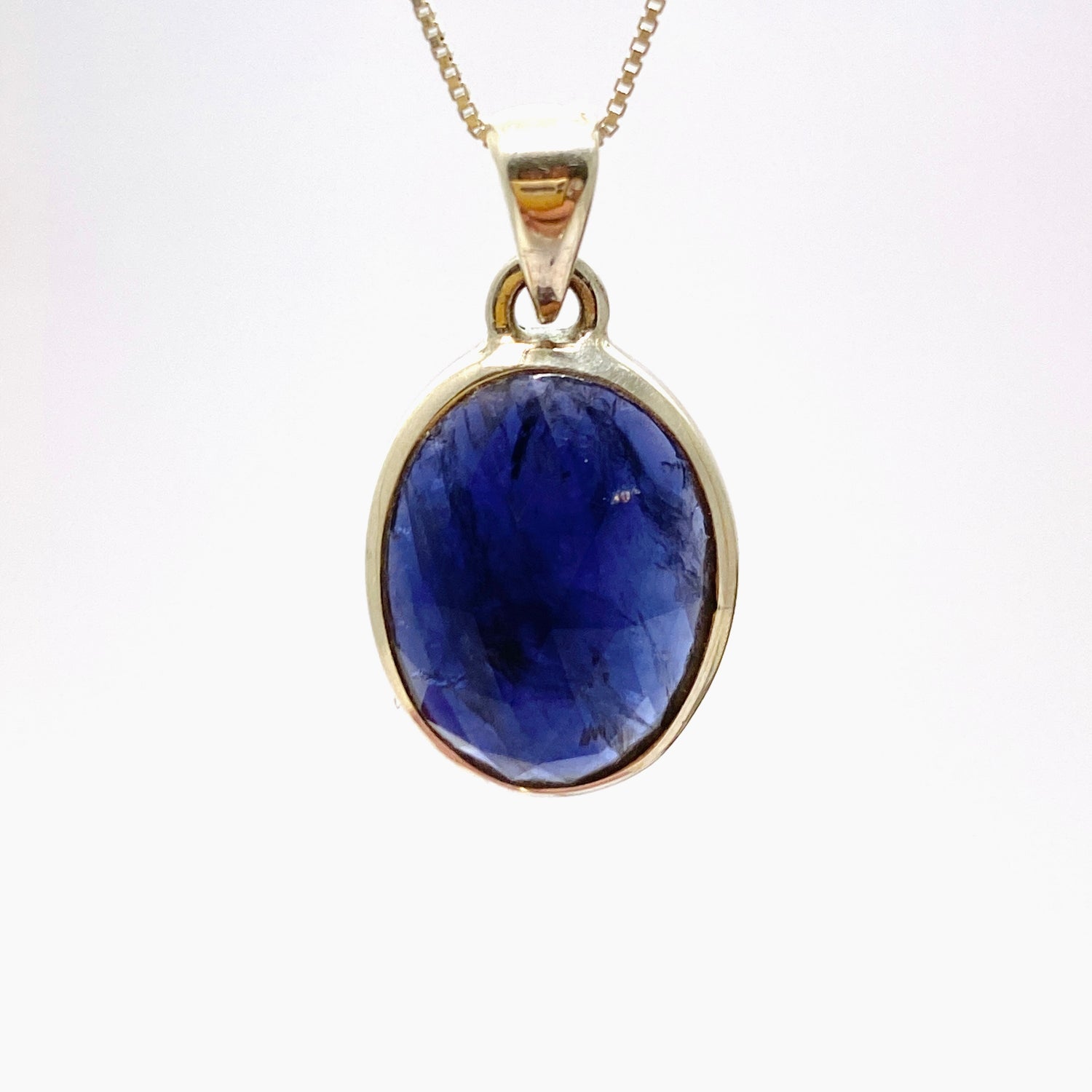Iolite Oval Faceted Pendant PPGJ855