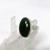 Jade Nephrite (Siberian) Oval Ring Size 8 PRGJ410 - Nature's Magick