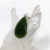 Jade Nephrite (Siberian) Teardrop Pendant PPGJ673 - Nature's Magick