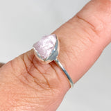 Kunzite Raw Crystal Fine Band Ring R3701-KUN - Nature's Magick