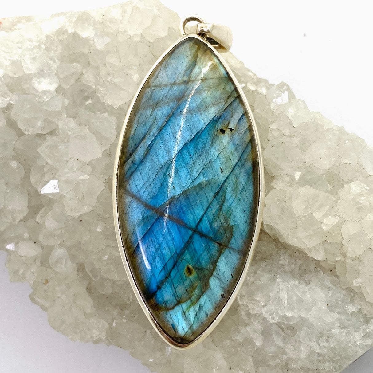 Labradorite Marquise Cabochon Pendant PPGJ1055