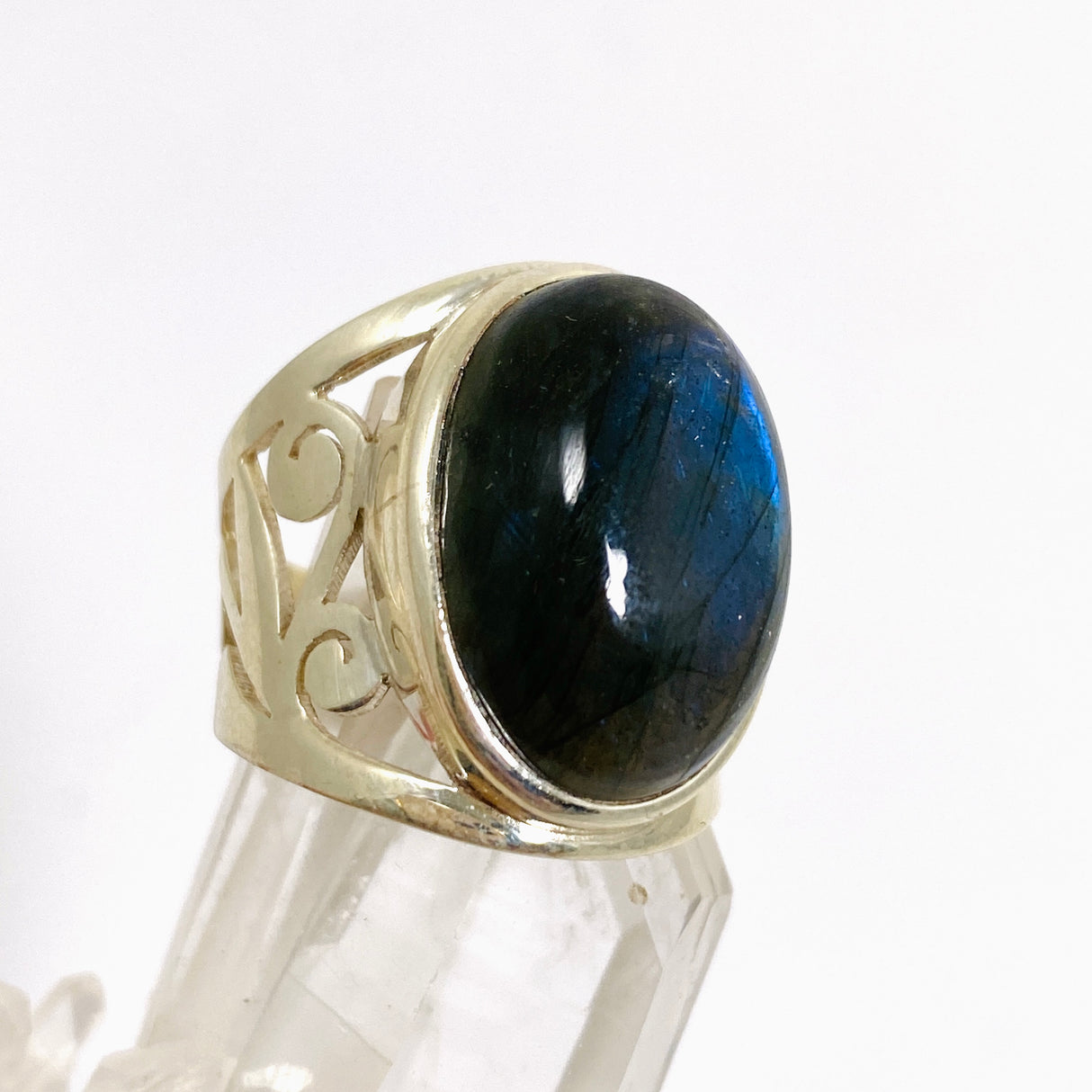 Labradorite Oval Cabochon Filigree Size 8.5 PRGJ895