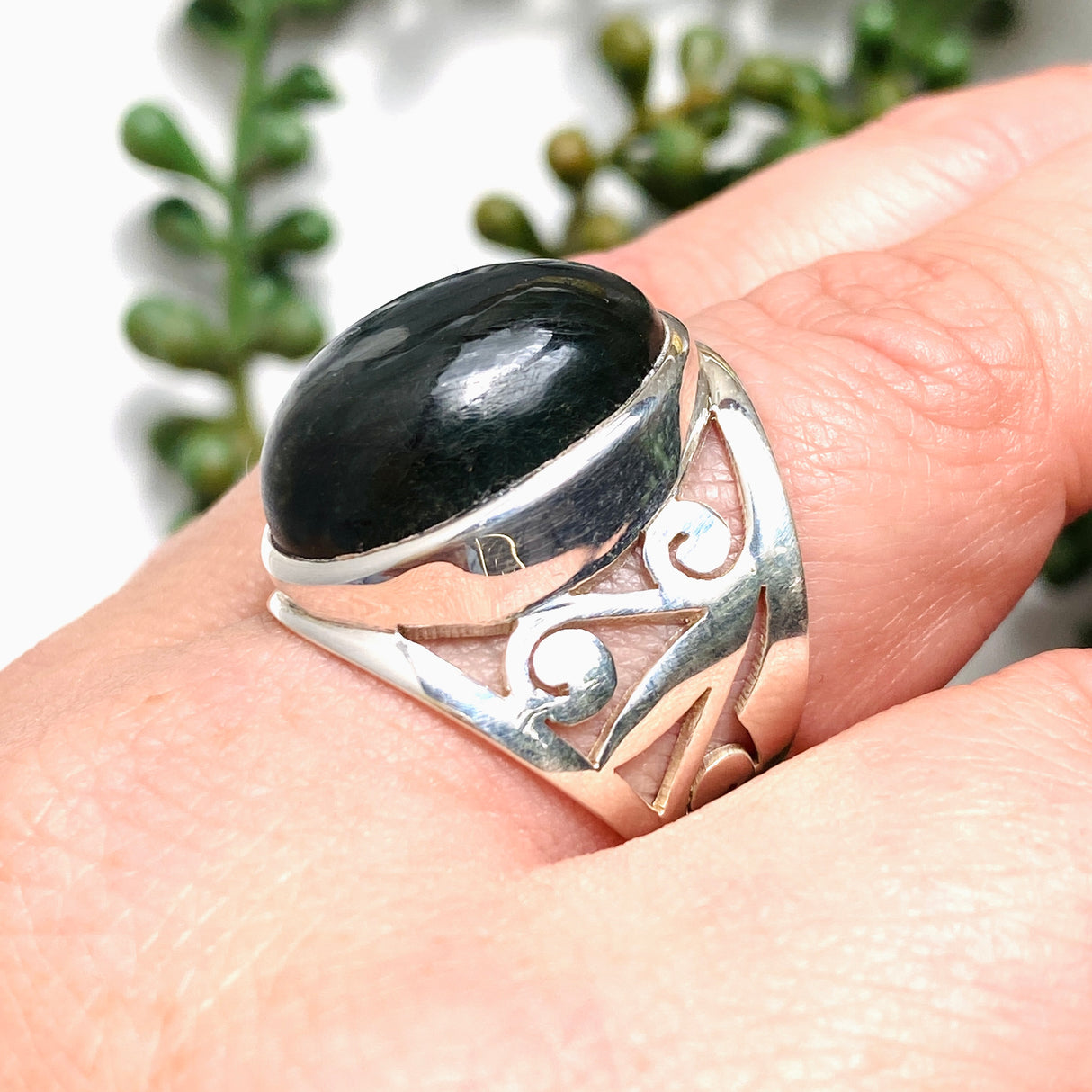 Labradorite Oval Cabochon Filigree Size 8.5 PRGJ895