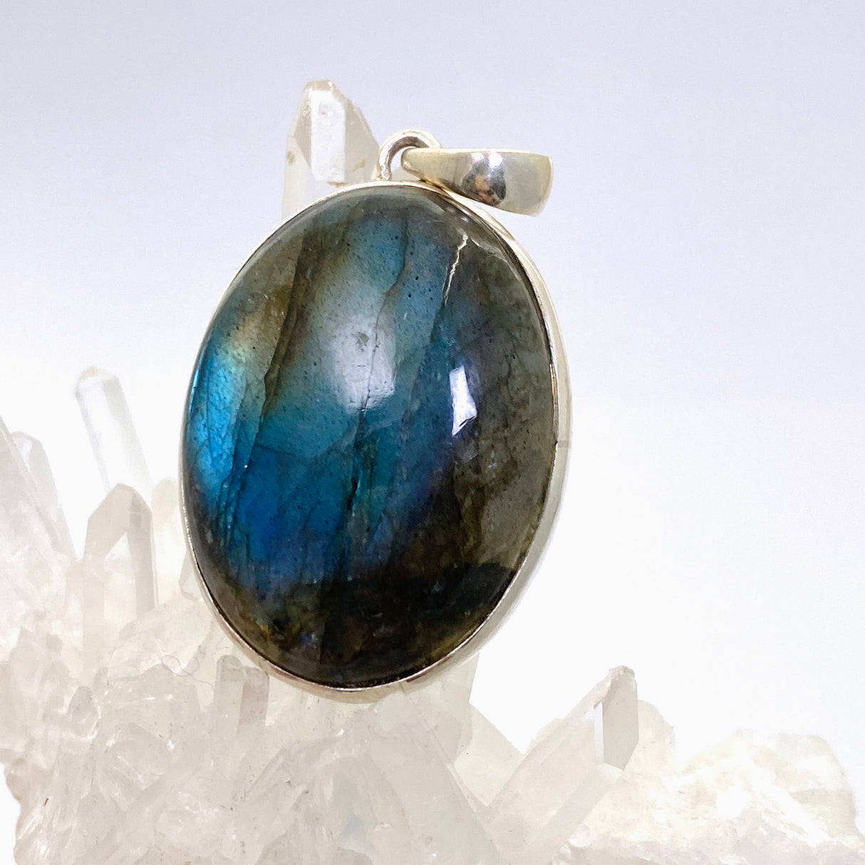 Labradorite Oval Cabochon Pendant PPGJ1048