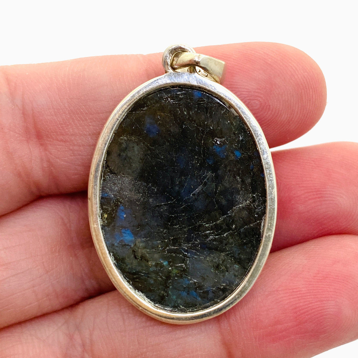 Labradorite Oval Cabochon Pendant PPGJ1048