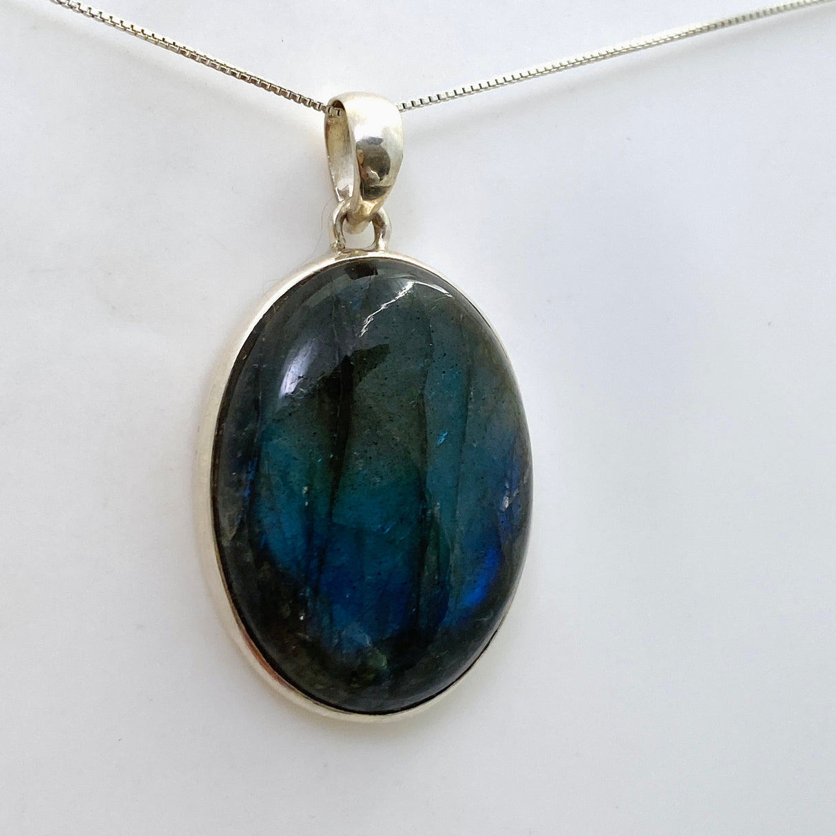 Labradorite Oval Cabochon Pendant PPGJ1048