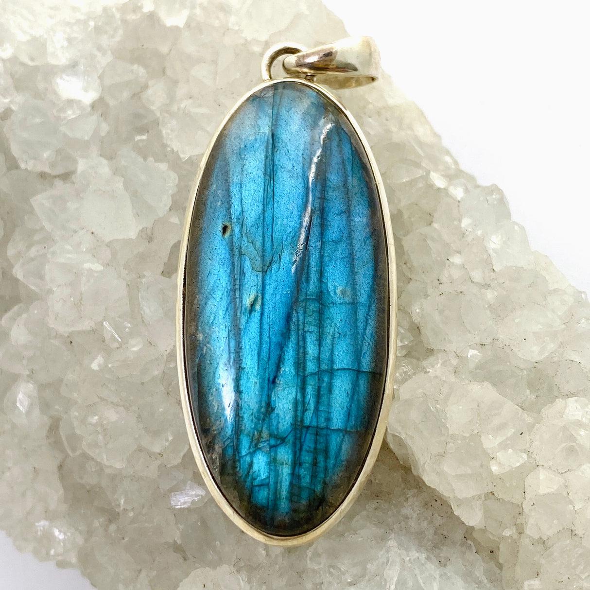 Labradorite Oval Cabochon Pendant PPGJ1049